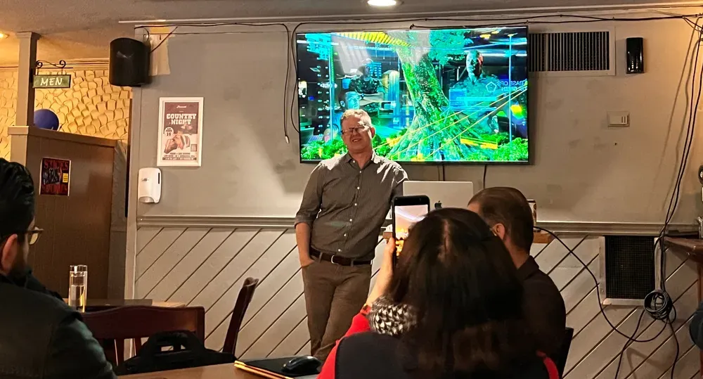 Ben Talking at the Ottawa Network