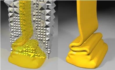 Tetrahedral fluid simulation