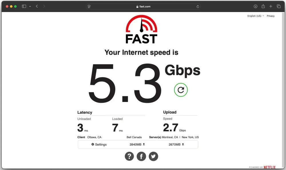 A Speed Test