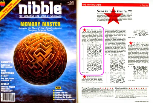 My Dad, an Apple IIe and a Stack of Nibble Magazines